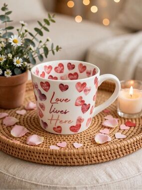 🆕 Cooksmart Love Lives Here Mug